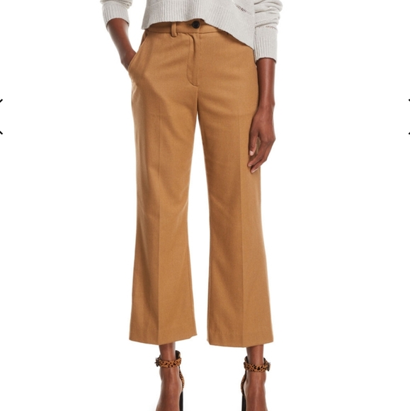 rag & bone Pants - Rag & Bone Libby Flare-Leg High Rise Crop Pants